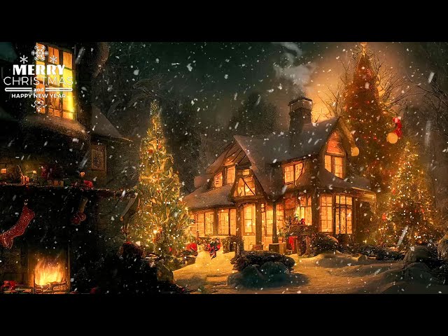 Peaceful Instrumental Christmas Music - Relaxing Christmas music "Snowy Christmas Night"