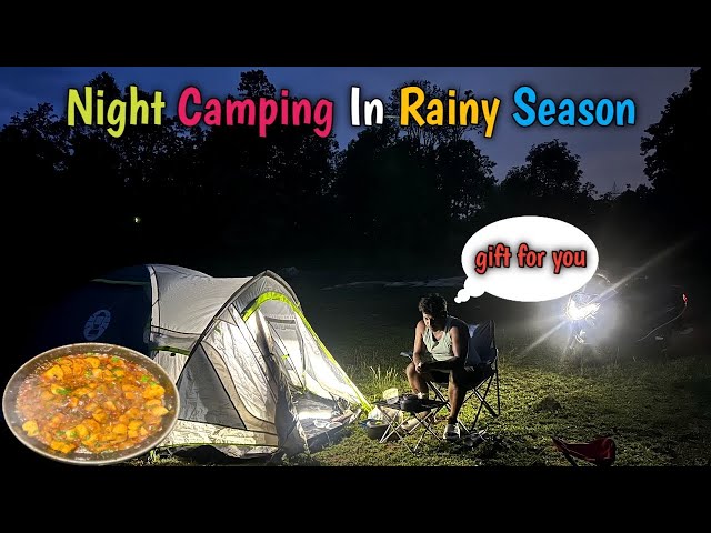 Night Camping In Rainy Season | Jharkhand Camping #forestcooking