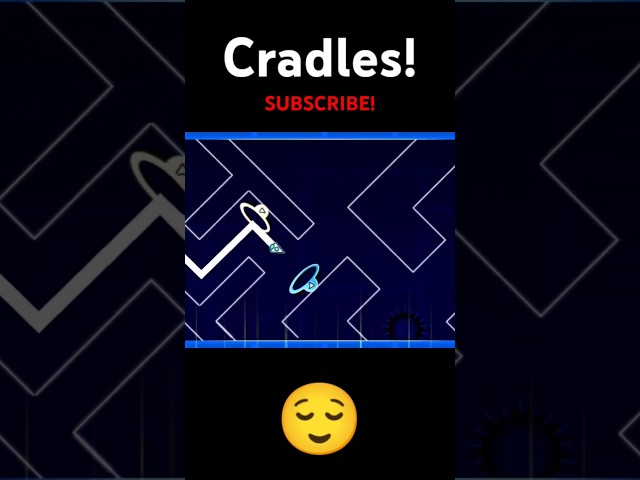 Cradles in geometry dash 2.2! 😌 #geometrydash #shorts