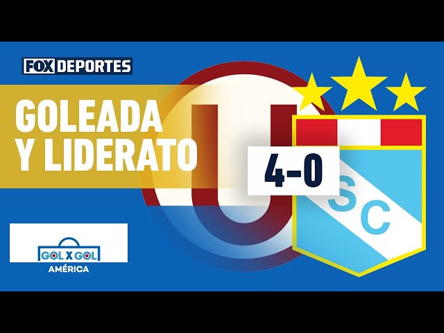 😳 ¡NUEVO LÍDER EN PERÚ! | Universitario goleó a Sporting Cristal | GolXGol