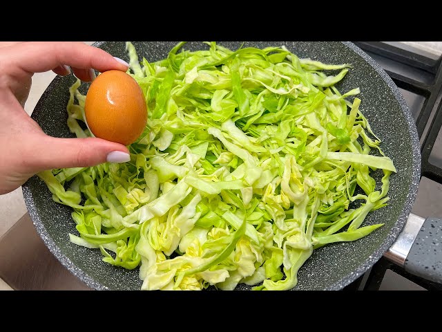 Do you have cabbage at home?😊 The most delicious and simple recipe!😋🔥