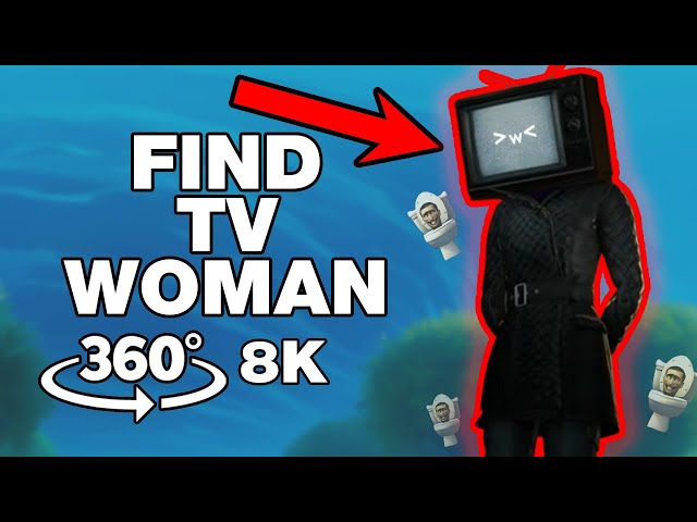 Skibidi Toilet 🚽 360° VR Finding Challenge 🔍  TV Woman 49 📺