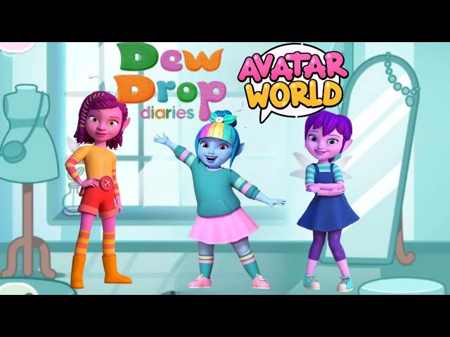 How To Make Dew Drop Diaries Characters 🦊🐱 in Avatar World #avatarworld #dewdrops