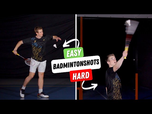 10 Badminton Shots Ranked from Easy to Super Hard