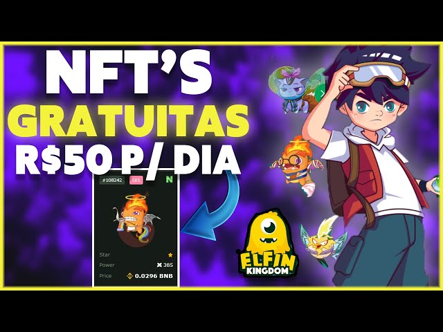 [URGENTE] RECEBA NFTS GRATUITAS TODO DIA E GANHE UMA GRANA NESSE JOGO [R$50+ p/ Dia Elfin Kingdom]