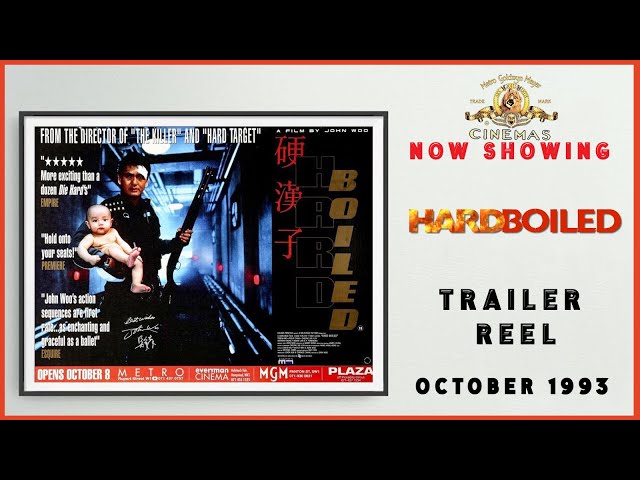 HARD BOILED (October 1993 MGM Cinema Trailer Reel) -- Home Cinema