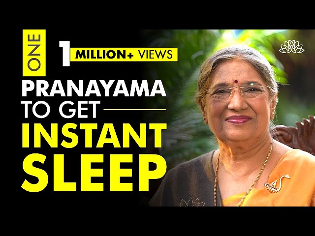 Best Pranayama for Better Sleep at Night | Stress and Tension Free Sleep - 5 Minute Yoga