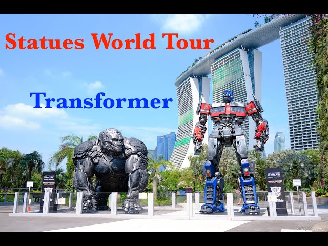 [180VR] TRANSFORMERS: RISE of the beasts statues world tour, Singapore