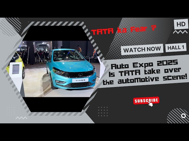 Tata Takes OVER Auto Expo 2025! Tata ka Fear?