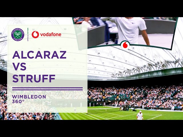 Carlos Alcaraz vs Jan-Lennard Struff | Day One | Wimbledon Uncovered in 360° | Wimbledon 2022