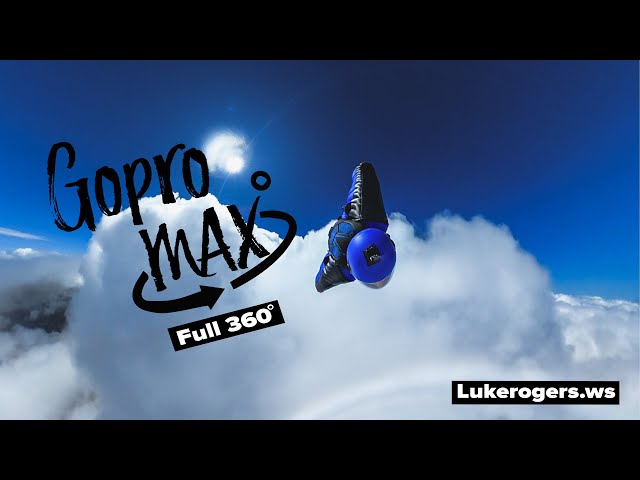 GoPro MAX 360 Wingsuit Cloud Flight 2020, Raw sound, no music.