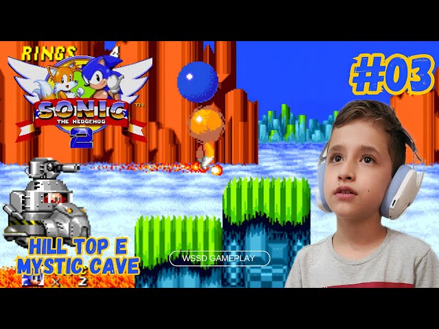 LAVA, ARMADILHAS E MISTÉRIOS: HILL TOP E MYSTIC CAVE DO SONIC 2 | SONIC THE HEDGEHOG 2 - PS5 - #03