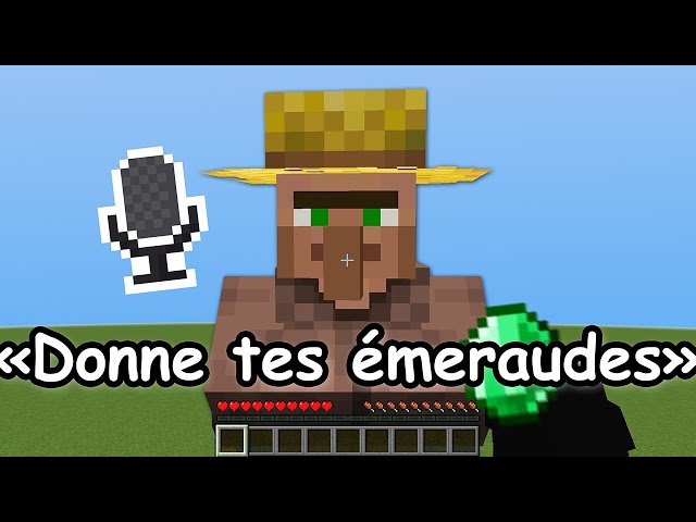 J'ai ajouté des VILLAGEOIS QUI PARLENT à Minecraft