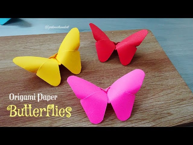 How to make Origami paper butterflies | Easy craft | DIY crafts