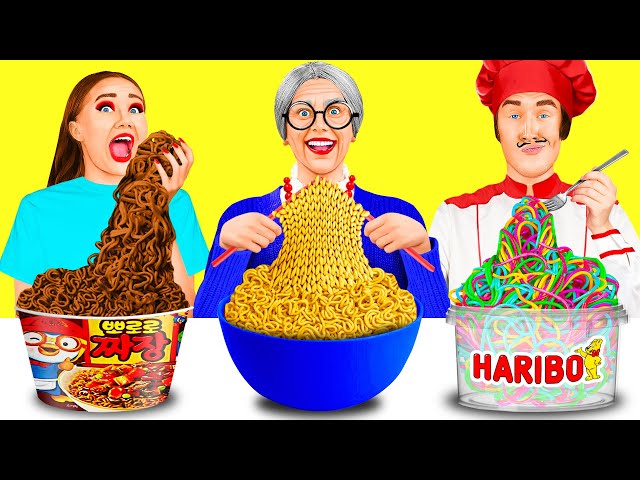 Me vs Grandma Cooking Challenge | Funny Situations by FUN FOOD