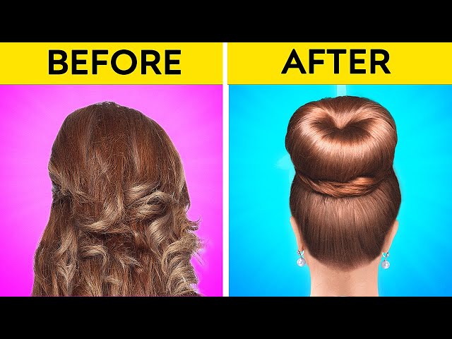 SMART HAIR HACKS || Cool Beauty Tips and Tricks! Makeup Tutorials | School Ideas & Crafts by 123 GO!