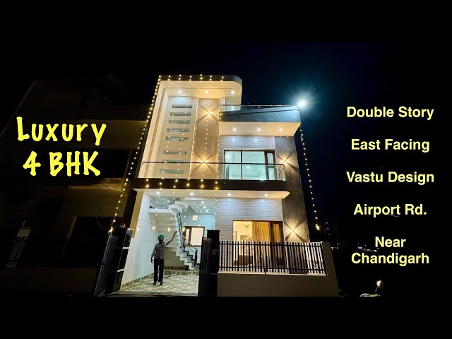 छोटे Plot पे इतना सुंदर घर | 4BHK Luxury Double Story House| Best Interior Design near Chandigarh