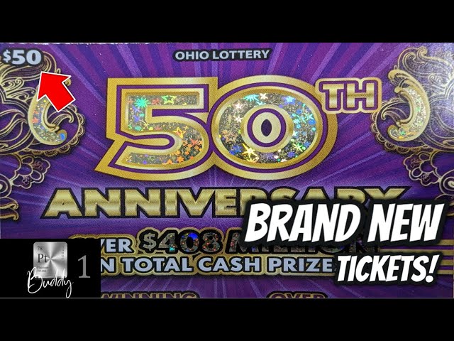 💵Brand New Most Expensive Ticket in OHIO!💵50th Anniversary!💵All $50 Dollar Tickets💵Ohio Lottery💵