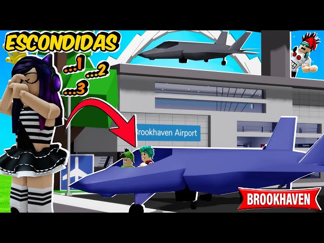 ESCONDIDAS en EL AEROPUERTO de BROOKHAVEN | Kori Roblox