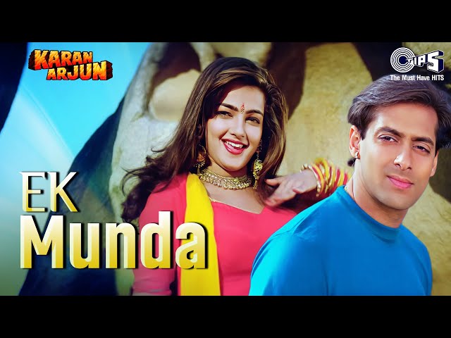 Ek Munda Meri Umra Da | Karan Arjun | Salman Khan, Mamta Kulkarni | Lata Mangeshkar | 90s Songs