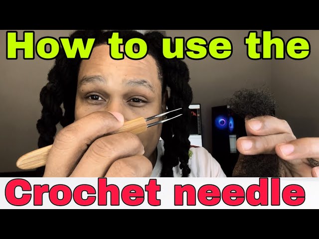 📌How to use the crochet hook on dreadlocks 0.5 mm