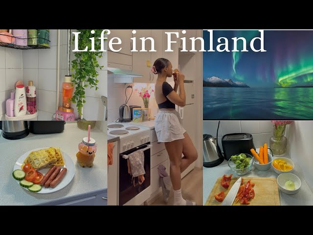 Days in my life in Finland | Living alone diaries | Grocery shopping, cooking | Life of an introvert