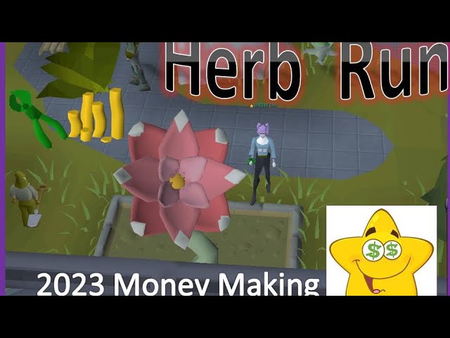 guide money making 2023 herb run (osrs) farming