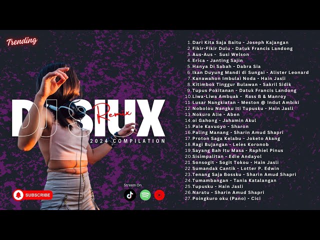 LAGU SABAHAN REMIX PALING TOP 2024❗❗❗ | DJ SIUX TOP REMIX COMPILATION 2024!! 🔥🔥