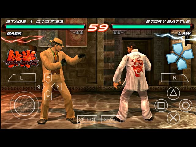 Tekken 6 - Baek Doo San | Story Battle | PSP Game | PPSSPP Emulator Android Game Play