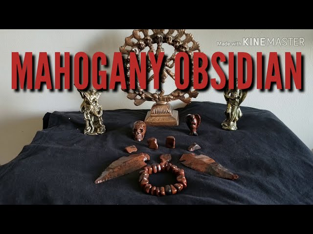 Mahogany Obsidian - the Trauma Healer