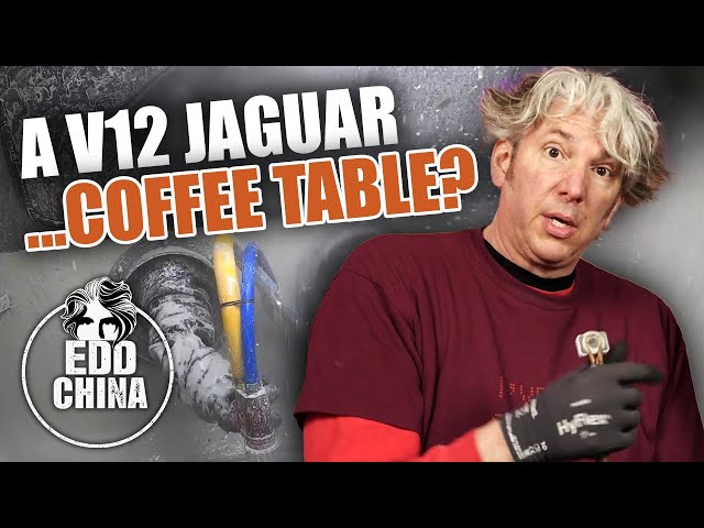 Using Wet Shot To Clean A Filthy V12 Jaguar Engine! | Workshop Diaries | Edd China