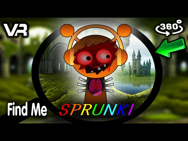 Incredibox Sprunki 360VR🔍Find Oren monster in the Castle on the swamp 360VR | Adventure 360VR