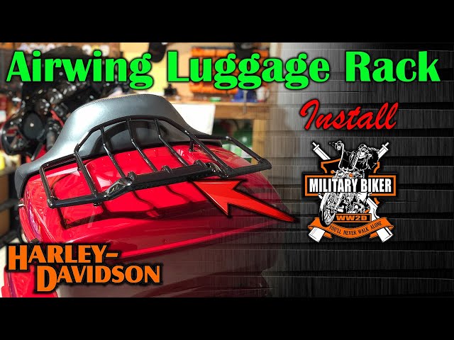 Harley Davidson Airwing Luggage Rack Installation | The Ultimate Harley Davidson Tour Pack Solution