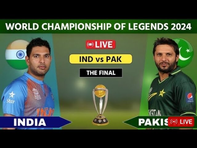 INDIA LEGENDS VS PAKISTAN LEGENDS LIVE FINAL MATCH