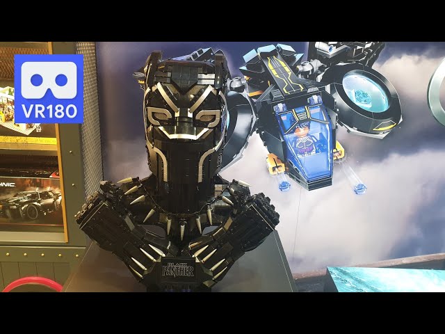 3D VR LEGO Marvel Studio Black Panther Wakanda Forever Lego Showcase