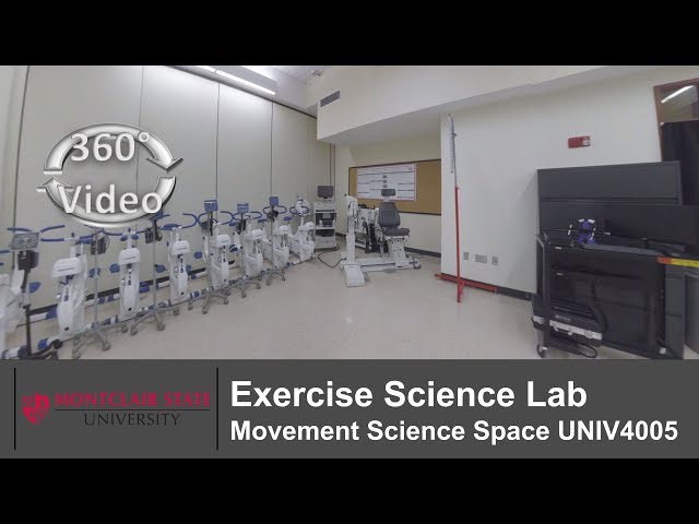 (360 Video) Exercise Science Lab Movement Science Space UNIV4005