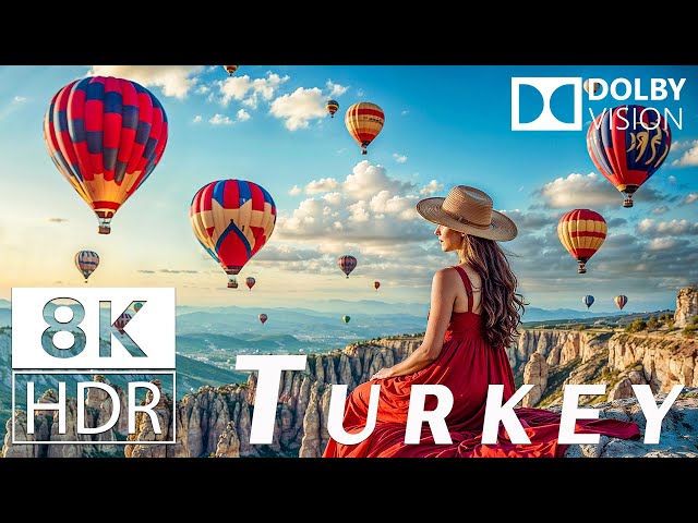 TÜRKİYE 8K HDR 60FPS | Dolby Vizyon | İlham Veren Sinematik Müzik