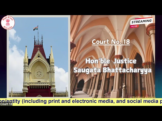 13 February 2025 | Court No. 18 | Live Streaming of the Court proceedings.