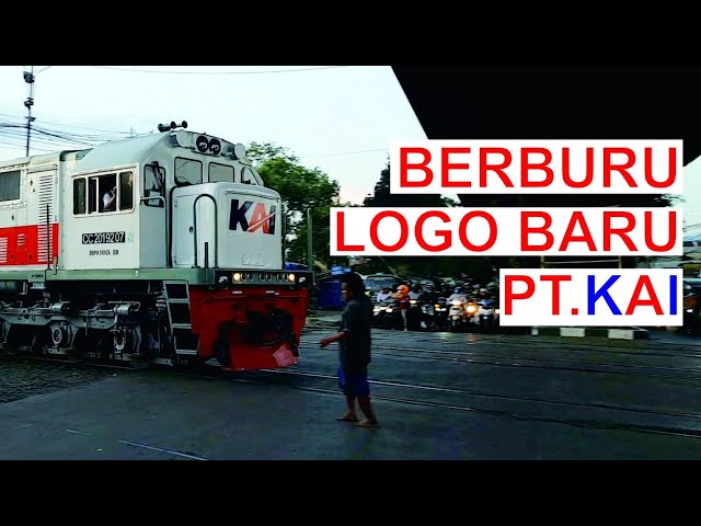 Berburu logo pt kai di lokomotif