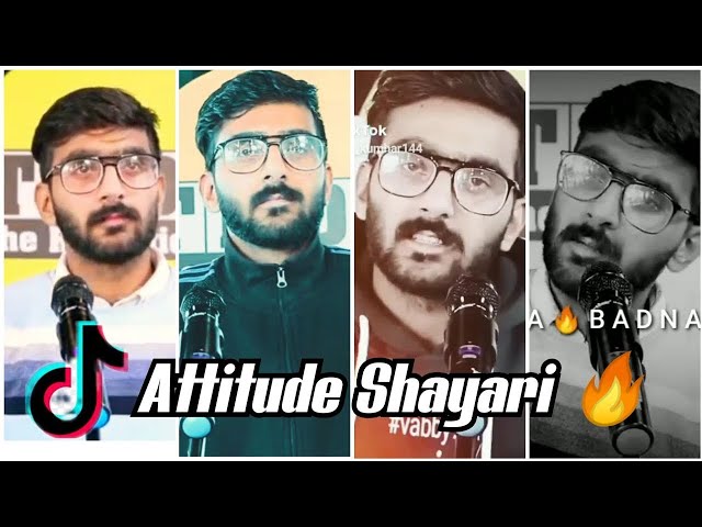 Attitude shayari 🔥 Vabby trd Tik tok Attitude Shayari || Popular Attitude poetry vabbytrdstatus