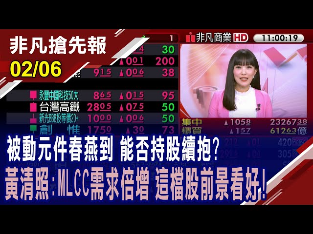 【被動元件春燕到 能否持股續抱? 黃清照:MLCC需求倍增 這檔股前景看好!】20250206(貝庭×黃清照) ‪@ustvhotstock‬