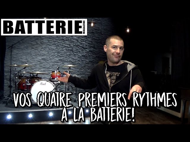 Cours de batterie débutant : Vos quatre premiers rythmes à la batterie !