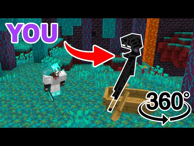 POV 360°: You're an Enderman in The Nether who got in My Way