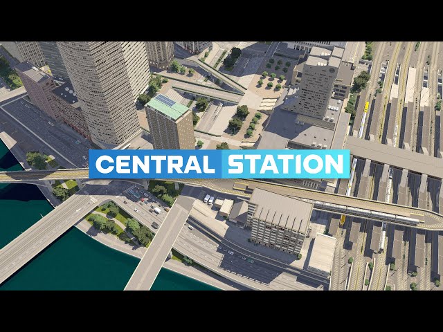 Building the Perfect Transport Hub with Multiple Levels | Cities Skylines 2