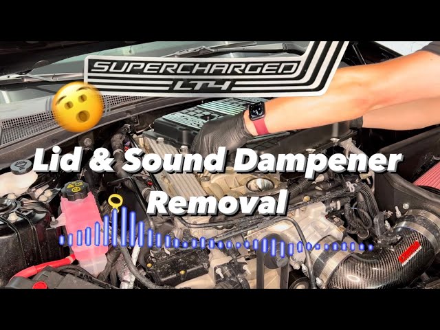 How-To: LT4 Lid & Sound Dampener Removal // FREE MOD!!!