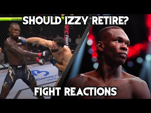 Israel Adesanya vs Nassourdine Imavov Full Fight Reactions | It's So Over?