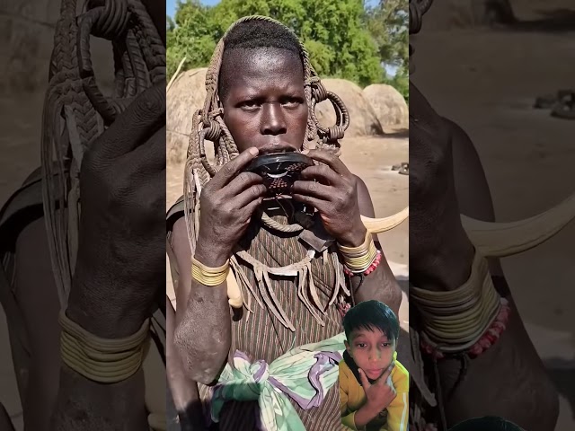 Mursi tribe omo valley video 🤔#shorts #ethiopia #omovalley #omoadvisor #omoriver