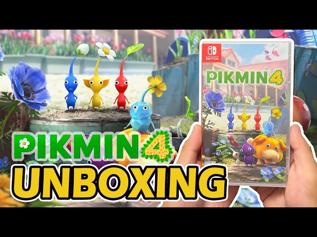 Pikmin 4 (Nintendo Switch) Unboxing