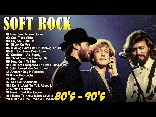 Soft Rock Songs 70s 80s 90s Full Album 📀 Lionel Richie, Rod Stewart, Phil Collins, Bee Gees, Lobo