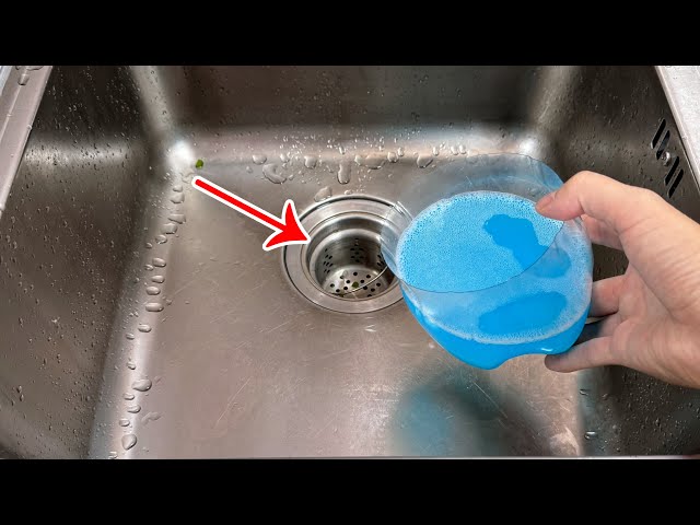 Pour a Cup Down the Sink : Banish Odors and Save Money ! シンクにカップ一杯：臭いを消してお金も節約！ 싱크대에 한 컵을倒